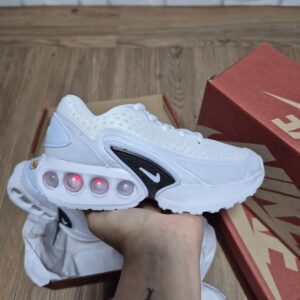 Tênis NK Air Max Dn Supreme Led Infantil Branco/Rosa.